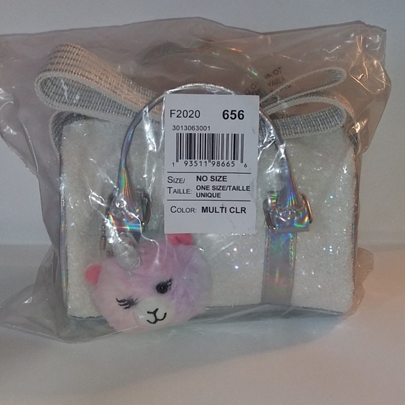 Girls Glitter Llamacorn Bag - Picture 4 of 6